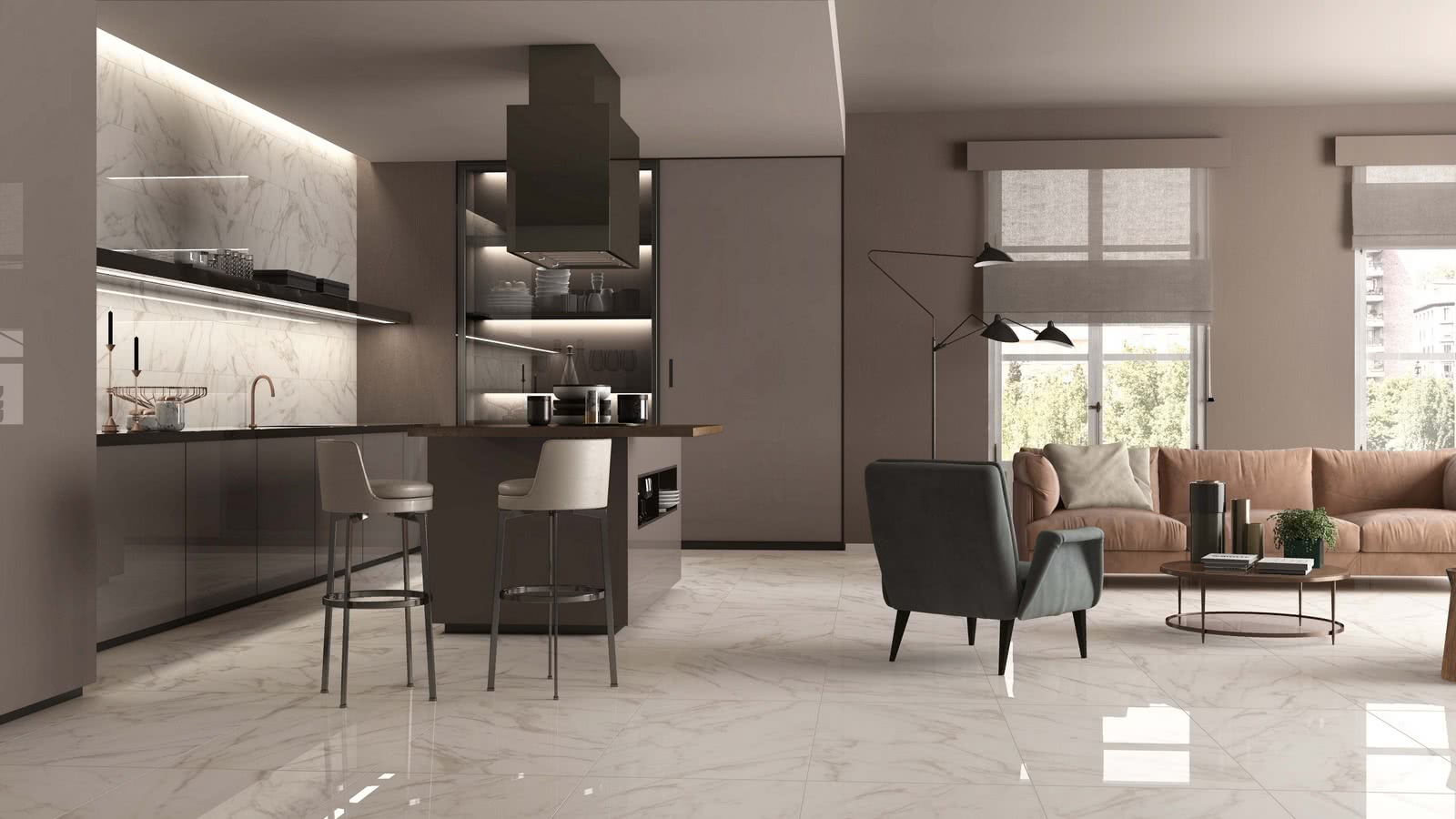 piastrella Calacatta Select LUX 60x12030x120 Calacatta Select LUX 60x12030x120 piastrelle