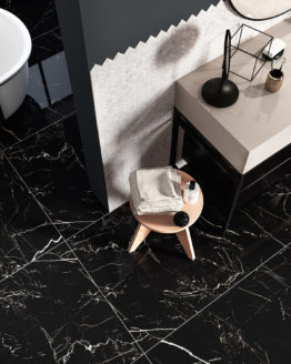 Pavimento in ceramica lucid Fioranese Marmorea Port Laurent 75x150 75x30 Mosaico Lisca Bianco Statuario piastrelle